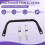 Motorcycle Multifunctional Lever Child Grab Bars Navigation Bracket Storage Hook Bracket for GTS300 Black 4