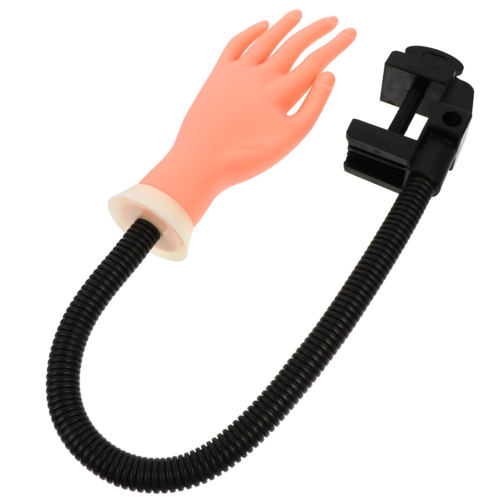Nail Practice Hand with Realistic Flexible Design and Movable Joints for Manicure Training Beginners