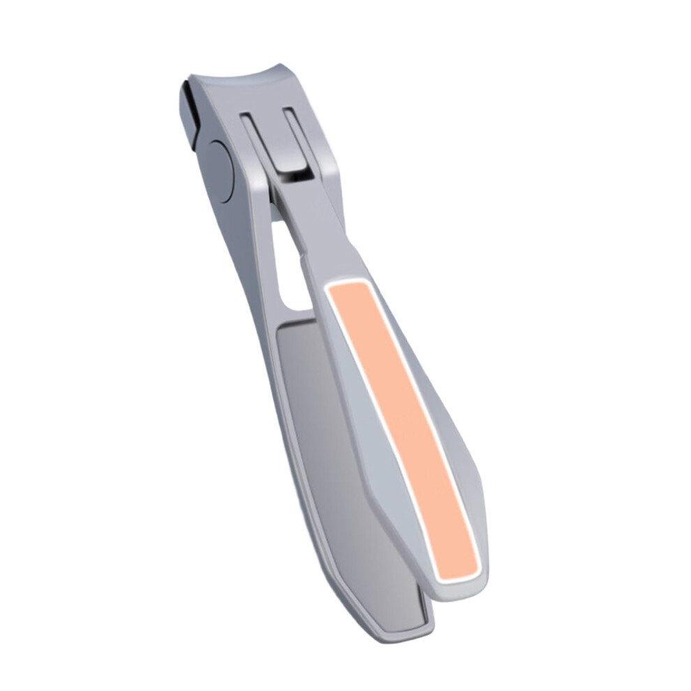 Nail Clippers Wide Jaw Stainless Steel for Thick Toenails with Catcher and Lock