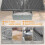 Mat, Large Trapping Mat Soft on Kitty Paws, Litter Box Mat Keep Floor Clean Black 2