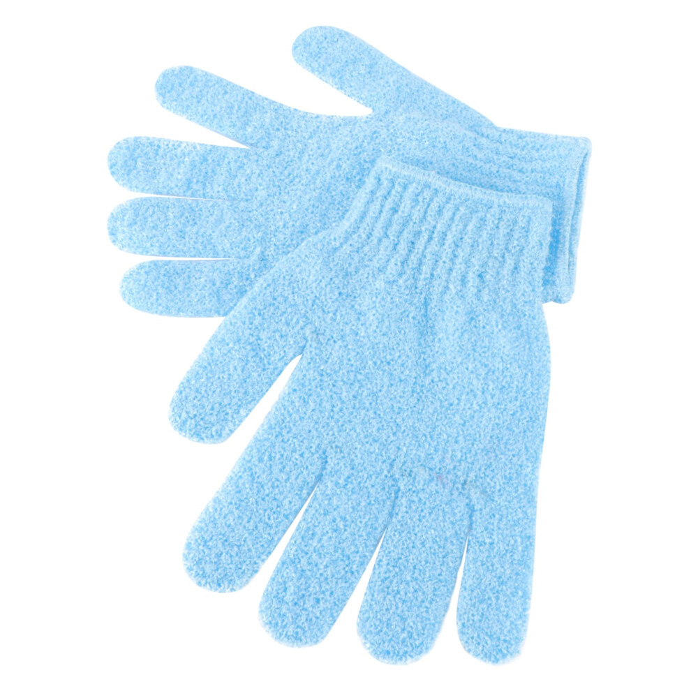 Exfoliating Bath Gloves 2 Pairs DualSided Body Scrubber with FiveFinger Grip for Men and Women