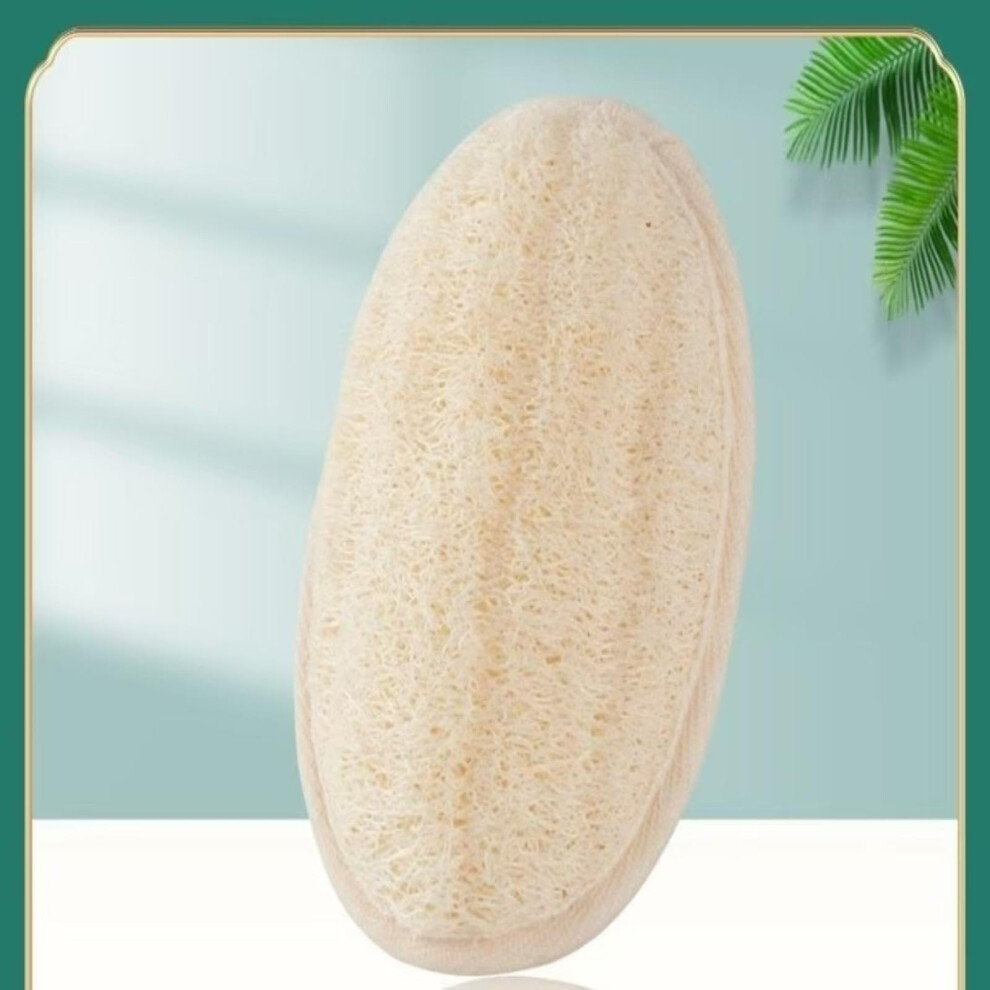 Natural Loofah Sponge Set for Gentle Skin Exfoliation Ecofriendly Bath and Shower Use 6pcs