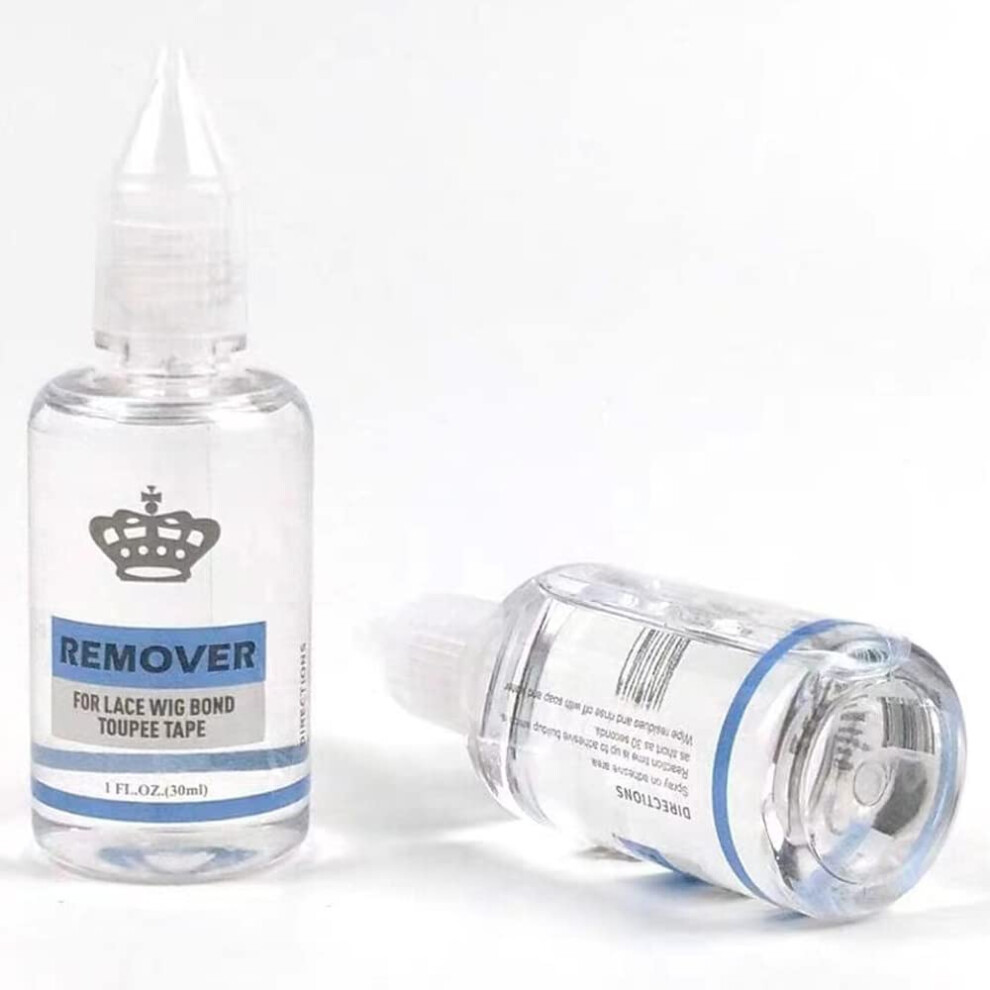 Hair Extension Tape Remover And Wig Glue Remover, Fast Acting Adhesive Cleaner, Transparent 30Ml 9187378260418