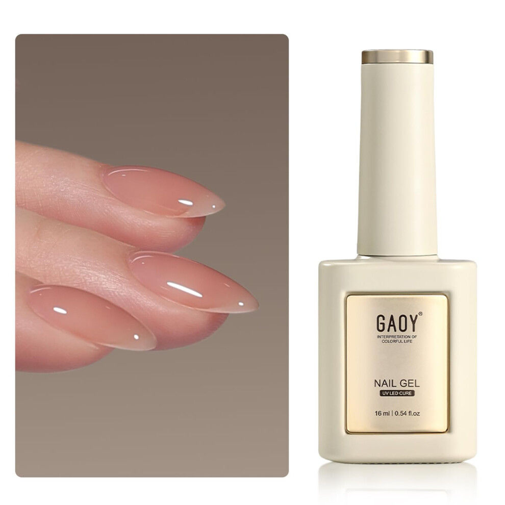 Pink Rubber Base Gel Misty Nude 16Ml, 3In1 Builder Base Nail Gel Uv, Nude Sheer Strengthener