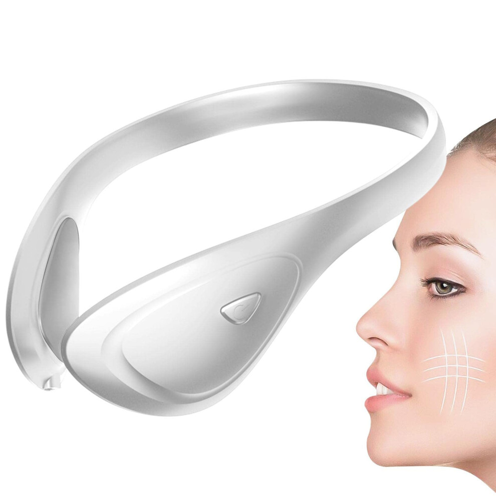 Microcurrent Facial Device for V Line Lifting and Double Chin Reduction, Jawline Tightening Massager