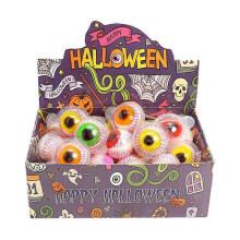 (20pcs(Without box)) Diameter 3cm Halloween Candy Filled Mini Eyeball Candy Ball Popping Fudge Box #