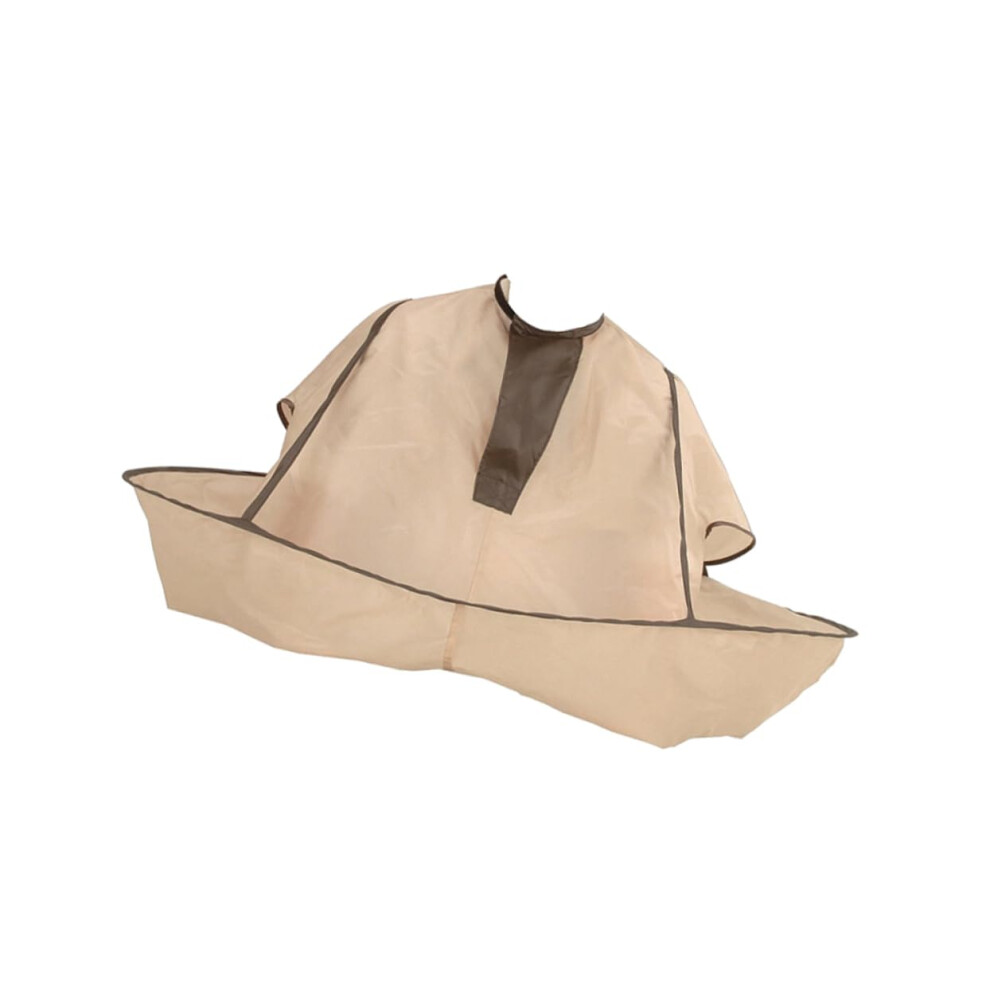 Hair Cutting Cape with Hair Catching Design, Foldable Polyester Hairdressing Cape for Salon and Home