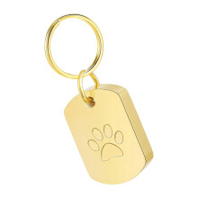 Cremation Jewelry Urns Memorial Ashes Keychain for Women-Gold