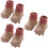 3Paires Rose Pour -Petits Antidérapantes Confortables 6