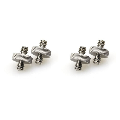 4Stk 1/4" Schraubadapter Für Blitz Stativ Cnc-Verchromt 1
