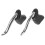 2Pièces Leviers Noir Aluminium Pour Fixie Route Guidon Drop 8