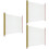 3Pièces Tapis Pliable Durable Pour 8