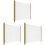 3Pièces Tapis Pliable Durable Pour 4