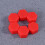 20Pièces Cache Écrous Rouges Silicone Résistant Protection Roues Auto 7