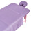 Lavender Microfiber Massage Table Sheet Set with Face Cradle Cover, Breathable and QuickDrying 1