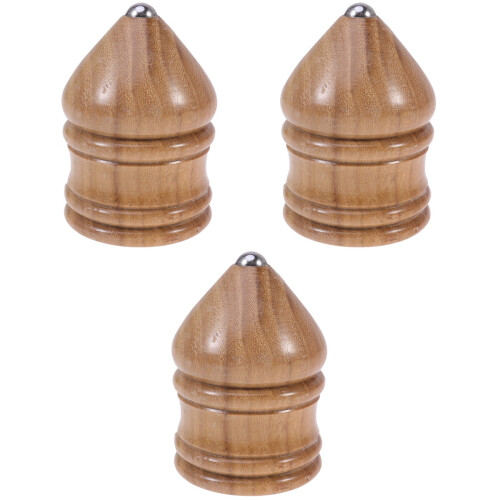 3 Pièces Jouet Bois Cheville Vintage Orme 6 Cm 2