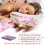 Lavender Microfiber Massage Table Sheet Set with Face Cradle Cover, Breathable and QuickDrying 4