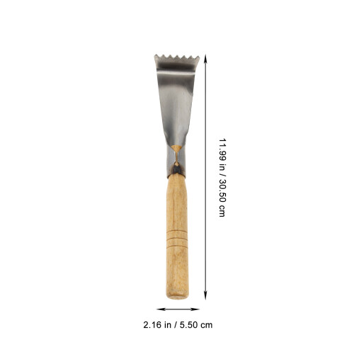 2 Pièces Bêche De Jardin Manche Bois 3 Dents Pour Fleurs 1