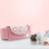 1Pièces Poussette Bébé Nylon Rose Facile À Nettoyer 4