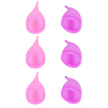12Pièces Alternative Coupe Silicone Femme Violet
