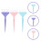 3Pz Applicatori Tinta Kit Completo Uso Salone 8