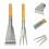 2 Pièces Bêche De Jardin Manche Bois 3 Dents Pour Fleurs 9