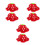 6Pièces Casquettes Fraise Bébé Anti- Mode 5