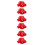 6Pièces Casquettes Fraise Bébé Anti- Mode 6