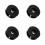 4Pièces Enrouleur De Fil Noir Pour Usage Atelier 5