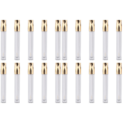 20 Pièces 5 Ml Flacons Vides Pour Gloss À Transparent Et 1