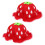 6Pièces Casquettes Fraise Bébé Anti- Mode 2