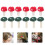 36Pièces Champignons En Feutre Vert DIY Décoration 10