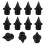20Pièces Pointes En Acier Noires Pour Chaussures De Course Saut 8