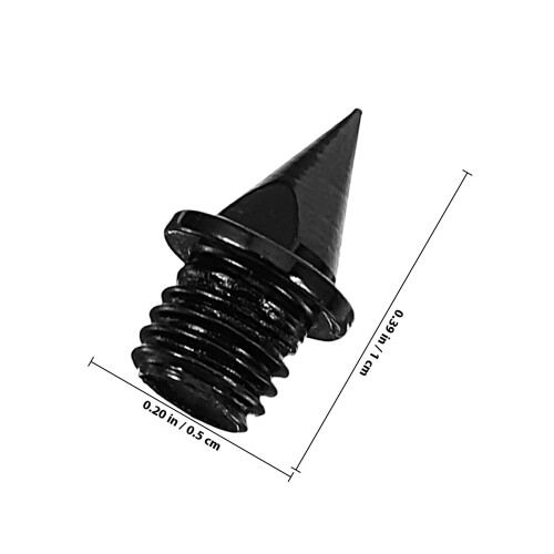 20Pièces Pointes En Acier Noires Pour Chaussures De Course Saut 1