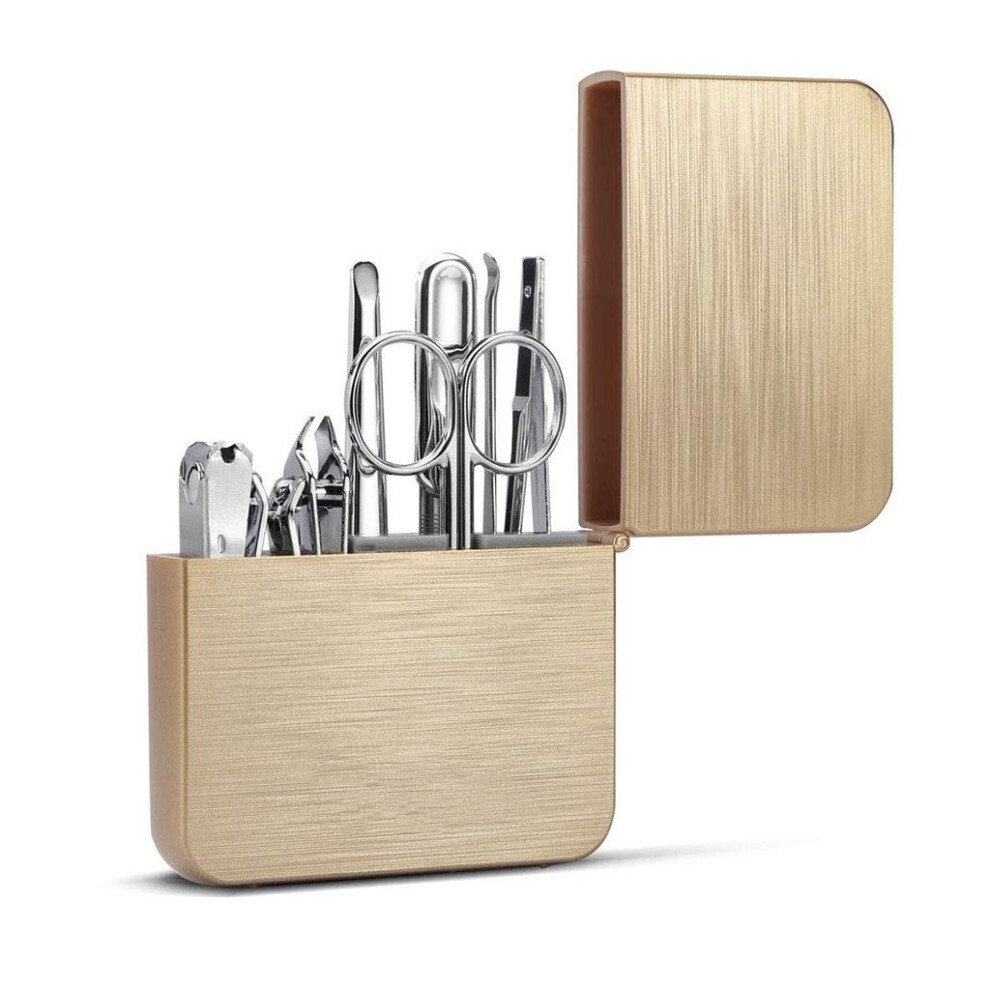 Nail Clippers Kit 7Piece Professional Stainless Steel Manicure Pedicure Set for Travel Grooming