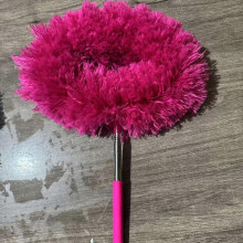 (Magenta large) Microfiber Ceiling Fan Duster Extends Up To Long Handled Dust Locking Reusable And Cleaner Brush For Effortless Cleaning