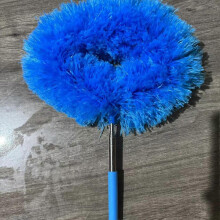 (Blue large) Microfiber Ceiling Fan Duster Extends Up To Long Handled Dust Locking Reusable And Cleaner Brush For Effortless Cleaning