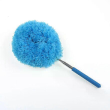 (Blue small) Microfiber Ceiling Fan Duster Extends Up To Long Handled Dust Locking Reusable And Cleaner Brush For Effortless Cleaning