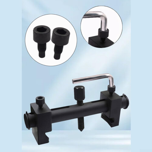 Adjustable Threaded Crankshaft Pulley Removal Tool Puller Steel Automotive Pulley Extractor for Car Engine 2