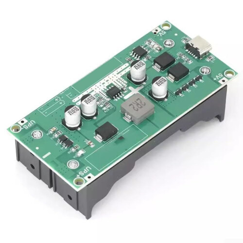 Power Lithium Battery for Boost Module 5V/9V/12V UPS, 20W Peak, 96% Efficiency, Protection Features 2