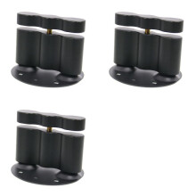 3X Pack-Montagehalterung, Gepäckträger für Standard-Pack-Montage, Kompatibel mit für Kraftstoff- und Benzinkanister- und Wasserpack-Montage