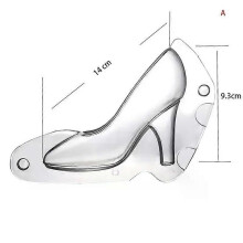 (M) New Creative Shoes Shape Chocolate Mold High Heel Shoes Candy Sugar Paste Molds Cake Decor Tools for DIY Baking Accessories