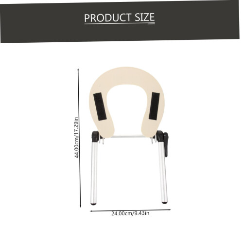 Adjustable Massage Table Headrest Bracket with Ergonomic Face Cradle for Spa Bed and Secure Fit 2