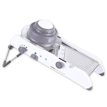 Adjustable Stainless Steel Mandoline Slicer Vegetable Chopper with Hand Guard for Kitchen Prep
