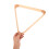 2Pièces Porte-Boules Billard Triangle En Bois Durable Couleur Khaki 4