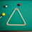 2Pièces Porte-Boules Billard Triangle En Bois Durable Couleur Khaki 6