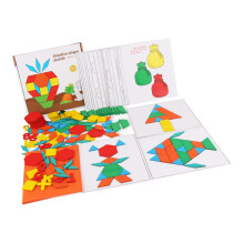 2 Ensembles Jouets Tangram Éducatifs Multicolores