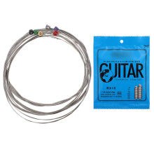 2Ensembles Jeu Cordes Guitare Nickel Bleu Accessoires Robustesse