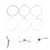 2Ensembles Jeu Cordes Guitare Nickel Bleu Accessoires Robustesse 8