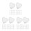 90Pièces Sécurités Boucles D'oreilles Silicone Doux Accessoires 6